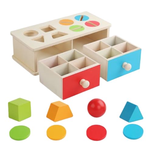 Sortierbox Spielzeug Münzen - Lernspiel Für Kinder 2-4 Jahre | Pädagogisches Sensorisches Spielzeug Zur Entwicklung Feinmotorik Und Visuelle Wahrnehmung, Interaktives Matching Für Hand-Auge-Koordinati von Generisch