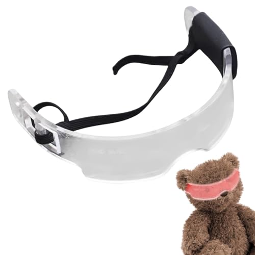 Spielzeugbrille für Puppen - Beleuchtete Puppe Dress Up Brille mit klarer Linse - Cooles Puppenzubehör Puppen Kostüm Zubehör für 5,9 Zoll und andere Artikel Puppen Spielzeugbrille für Puppen - Beleuchtete Puppe Dress Up Brille mit klarer Linse - Cooles Puppenzubehör Puppen Kostüm Zubehör für 5,9 Zoll und andere Artikel Puppen von Generisch