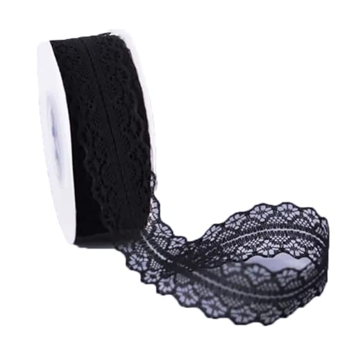 Spitzenband, 3 cm breit, Vintage-Muster, Bastelarbeiten, Nähen, Party-Dekorationen, Schwarz, 4,5 m Spitzenband, 3 cm breit, Vintage-Muster, Bastelarbeiten, Nähen, Party-Dekorationen, Schwarz, 4,5 m von Generisch
