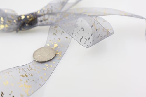 Spitzenband, 5 m, Grau mit goldfarbenem Spitzenband, Geschenkverpackung, Hochzeit, Blumenverzierung, Häkeln, zum Basteln, Nähen, Brautschmuck, Weihnachtsbedarf Spitzenband, 5 m, Grau mit goldfarbenem Spitzenband, Geschenkverpackung, Hochzeit, Blumenverzierung, Häkeln, zum Basteln, Nähen, Brautschmuck, Weihnachtsbedarf von Generisch
