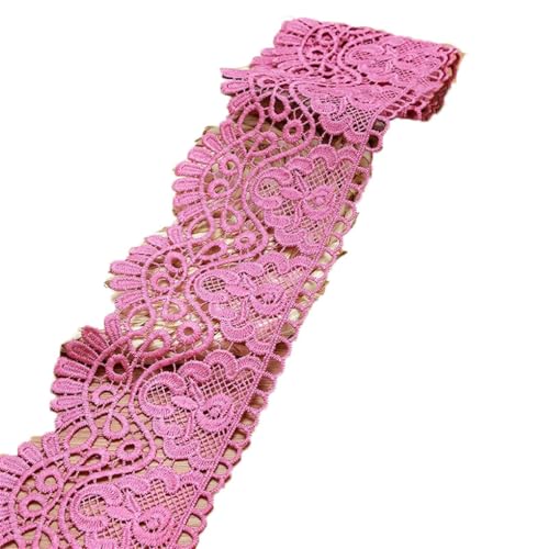 Spitzenband mit Blumenmuster, bestickt, 1 m, 10 cm, Rosenlänge 1 m Spitzenband mit Blumenmuster, bestickt, 1 m, 10 cm, Rosenlänge 1 m von Generisch