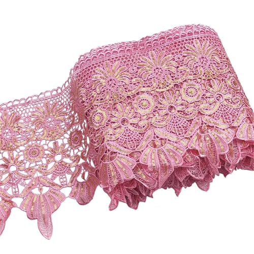 Spitzenbesatz mit Pailletten, Spitzenbesatz, Stickerei, Spitze, Hochzeitskleid, Heimband, Tanz, DIY, 2 m von Generisch