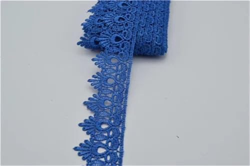 Spitzenborte, 4,5 cm, für Hochzeit, Basteln, Nähen, Spitze, Hochzeitskleid, Dekoration, Königsblau, Größe S Spitzenborte, 4,5 cm, für Hochzeit, Basteln, Nähen, Spitze, Hochzeitskleid, Dekoration, Königsblau, Größe S von Generisch