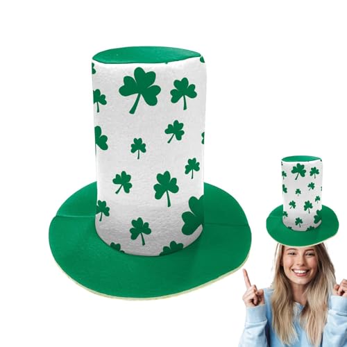 St. Patricks Day grüner Hut – -Hut, irische Kopfbedeckung, St. Patricks Day, Foto-Requisiten, Partyzubehör, grüne Baumspitze, Kostümzubehör für Erwachsene und Jugendliche St. Patricks Day grüner Hut – -Hut, irische Kopfbedeckung, St. Patricks Day, Foto-Requisiten, Partyzubehör, grüne Baumspitze, Kostümzubehör für Erwachsene und Jugendliche von Generisch