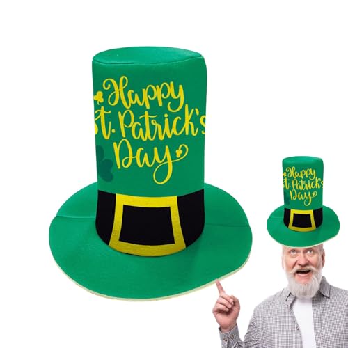 St. Patricks Partyhut, irische Kopfbedeckung, Foto-Requisiten, St. Patrick's Day-Zubehör, grüne Baumspitze, Partyzubehör, Kostümzubehör St. Patricks Partyhut, irische Kopfbedeckung, Foto-Requisiten, St. Patrick's Day-Zubehör, grüne Baumspitze, Partyzubehör, Kostümzubehör von Generisch
