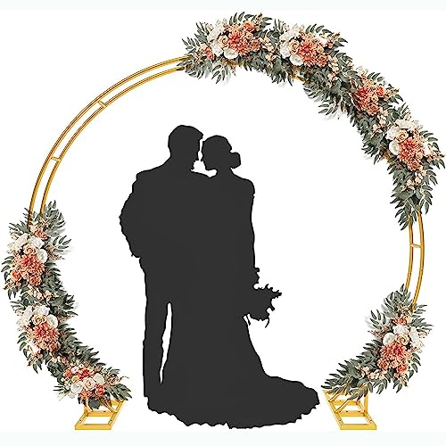 Stabiler Hochzeitsbogen – rostbeständige runde Laube für Brautzeremonien, Feiern im Freien & Blumenarrangements Stabiler Hochzeitsbogen – rostbeständige runde Laube für Brautzeremonien, Feiern im Freien & Blumenarrangements von Generisch