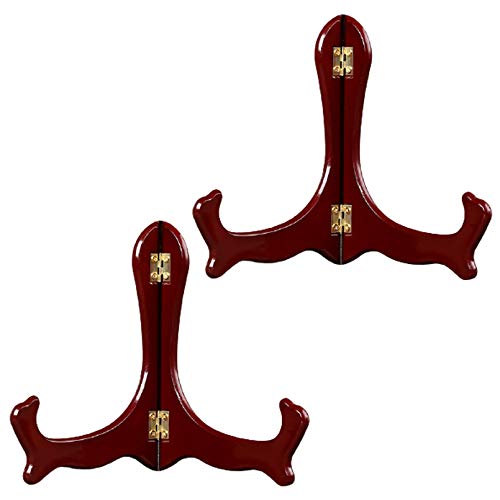 Staffelei-Staffelei-Ständer, Kunstharz-Staffeleihalter, Foto-Displayhalter für Heimpräsentation, Rot, 16 cm, perfekt für Kunstwerke, Fotos und Ausstellungen, 2 Stück Staffelei-Staffelei-Ständer, Kunstharz-Staffeleihalter, Foto-Displayhalter für Heimpräsentation, Rot, 16 cm, perfekt für Kunstwerke, Fotos und Ausstellungen, 2 Stück von Generisch