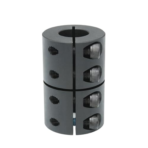 Stahl-Kupplungen, halbgeteilte Kupplung, hohes Drehmoment, verlängerte Kupplung, Servo-Schlitzklemme, Bolzen mit festem Wellen-Gelenkdurchmesser 6/8/10 (LZA-6-18-30) von Generisch