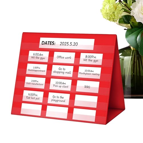Standing Pocket Chart, Pocket Chart For Classroom, Abletop Pocket Chart Desktop Pocket Chart, Double-Side Foldable Display Blending Board For Kids, Teachers, Kindergarten, Elementary Classroom, Home von Generisch
