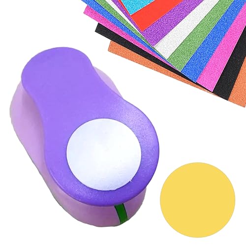 Stanzer 50mm Papierstanzer Motivstanzer Rund Papier Ausstanzer Stanzer Kreis Motivlocher Stanzer Set Ausstanzer Motiv-Locher für Geschenkanhänger, Basteln, Scrapbooking, Fotos, Grußkarten (Rund 50mm) von Generisch