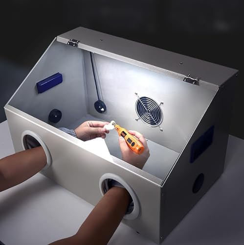Staubsammelbox zum Gravieren und Schleifen mit LED-Beleuchtung und transparentem Fenster, ideal für Polier-, Bohr- und Schneidearbeiten Staubsammelbox zum Gravieren und Schleifen mit LED-Beleuchtung und transparentem Fenster, ideal für Polier-, Bohr- und Schneidearbeiten von Generisch
