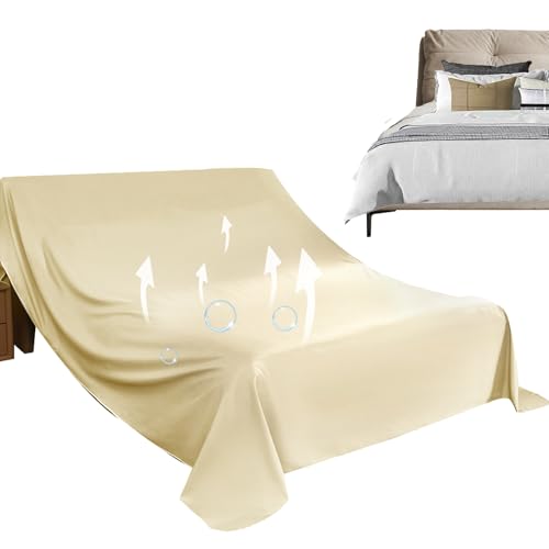 Staubschutz-Polsterstoff – Möbelschutztuch, großes Stoffblatt, staubdichter Heimwerkerbezug für Sofa, Bett, Tisch, waschbares Schutztuch für Lagerung und Renovierung Staubschutz-Polsterstoff – Möbelschutztuch, großes Stoffblatt, staubdichter Heimwerkerbezug für Sofa, Bett, Tisch, waschbares Schutztuch für Lagerung und Renovierung von Generisch