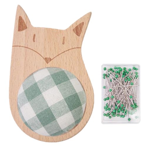 Stecknadeln Und Nadelkissen - Nadelkissenhalter - Tierdesign Nadelorganizer Mit 100 Stecknadeln Für Quilter Näherinnen Nähzubehör von Generisch