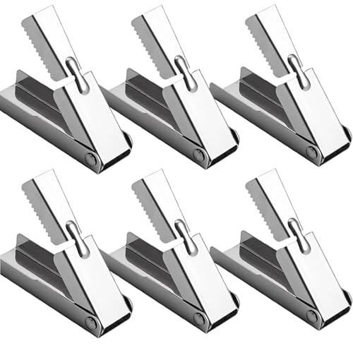 Steel Crawfish Peeler Tool, Stainless Steel Crawfish Tail Remover Tool, Efficient Crayfish Shelling Device with Ergonomic Handle for Kitchen Restaurantfor,Easily Peeling Shrimp Tail Off (6pcs) von Generisch