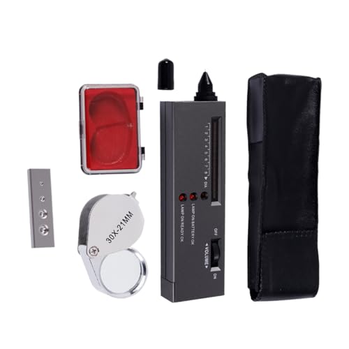 -Steinetester-ABS High-Precision-Schmucktester-Stift für genaue Ergebnisse | Tragbarer Diamanttester | Elektronischer Diamantstift ideal für Edelsteinidentifikation und Schmuckbewertung -Steinetester-ABS High-Precision-Schmucktester-Stift für genaue Ergebnisse | Tragbarer Diamanttester | Elektronischer Diamantstift ideal für Edelsteinidentifikation und Schmuckbewertung von Generisch
