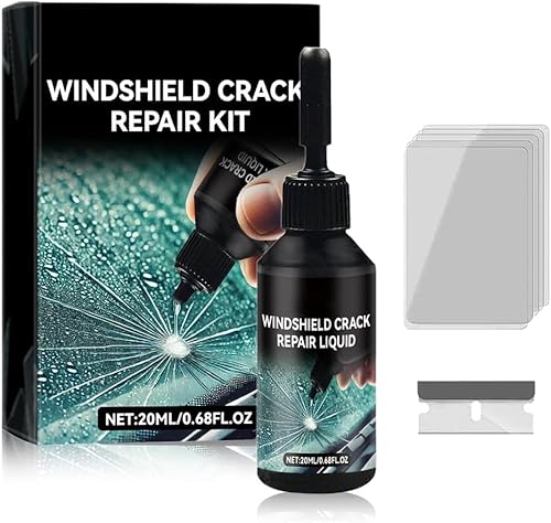Steinschlag Reparaturset Windschutzscheibe, Windshield Repair Kit, Windshield Crack Repair Kit,Glas Cracks Reparatur Set, Cracks Gone Glass Repair Kit Zur Reparatur Löchern und Rissen (1) von Generisch