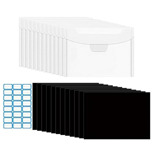 Stempel- Und Stabspeicherbeutel -Kit | Magnetstempelspeicherblätter | 10 Pack Craft Organizer Für Metallschneiden, Kartenherstellung, Stempeln Und Journaling | Wiederverwendbare Magnetplatten Für Scra von Generisch