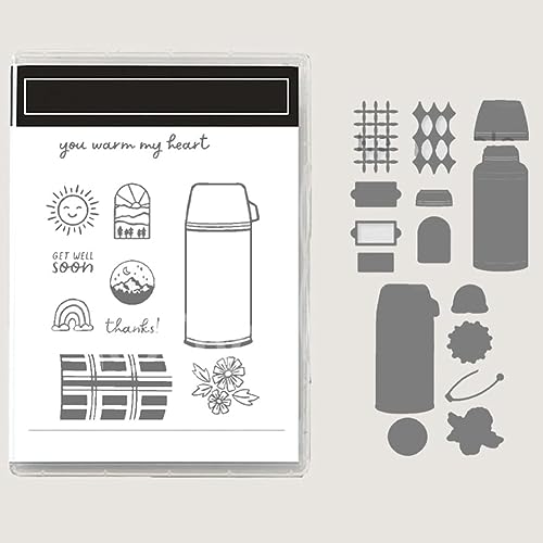 Stempel und Stanzformen für die Kartenherstellung,Stempel und stanzen set, Version Metall Stanzformen Stempel,Unterstützende Einrichtungen DIY Art Craft (269) von Generisch