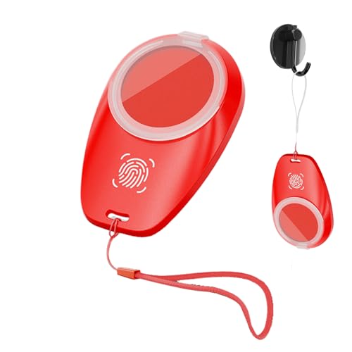 Stempelkissen für Fingerabdrücke, Tintenloses Fingerabdruckpad | Rotes Stempelkissen, inklusive Trageband, wasserfestes Fingerabdruck-Set für St von Generisch