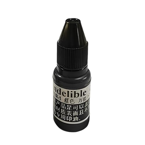 Stempelkissenfarbe – 5ml Schnell Trocknende Öl-Tinte Für Schaum- Und Filzstempel | Wasserfeste Farblose Siegel Tinte Für Büro, Basteln, Golf & DIY | Langlebige Tintes Fürr Stempel & Kreativprojekte Stempelkissenfarbe – 5ml Schnell Trocknende Öl-Tinte Für Schaum- Und Filzstempel | Wasserfeste Farblose Siegel Tinte Für Büro, Basteln, Golf & DIY | Langlebige Tintes Fürr Stempel & Kreativprojekte von Generisch