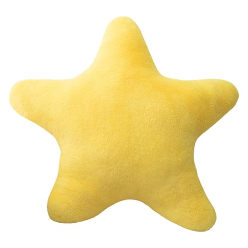 Sternkissen – Plüsch-Bodenkissen, weiches Wurfkissen, 40,6 cm, gefüllter dekorativer Stern mit Samtstoff, gemütlich, niedliches Bett, Couchkissen für Schlafzimmer, Sofa, Kinderzimmer von Generisch