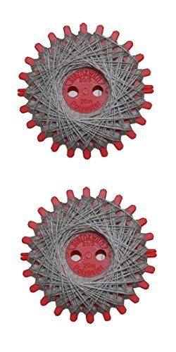 Sternzwirn Polyester 20/3 20m grau 2 Stück (1007) von Generisch
