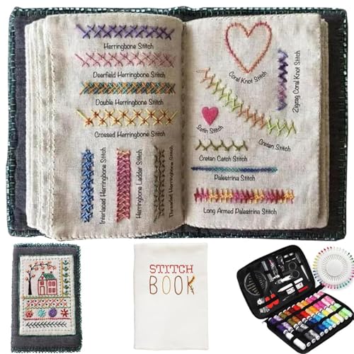 Stichbuch, Stickbuch, Spülbeckenschlüssel, Wasserhahn-Werkzeug für Küche, für Anfänger und Stickbegeisterte (B: 106 Stiche) von Generisch