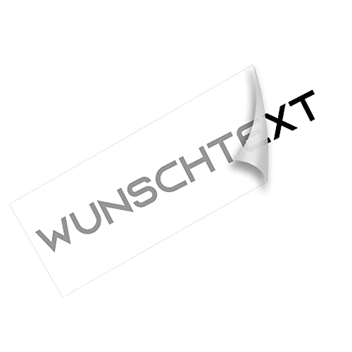 Sticker Buchstaben selbst gestalten Aufkleber Schriftzug Wunschtext Zahlen selbst gestalten Autoaufkleber ab 10cm bis 100cm von Generisch