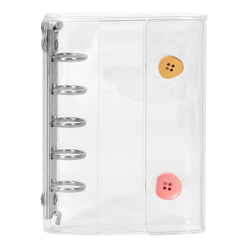 Sticker Organizer Binder, Aufkleber Albumbuch, transparentes Notizbuch, robustes Cover und mehrere Taschen, Scrapbooking -Planer -Dekoration für Reisen, Schule, Klassenzimmer, Heimgebrauch von Generisch