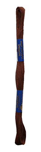Stickgarn Stickfaden Knüpfgarn 100% Baumwolle 15 m braun (7892) von Generisch