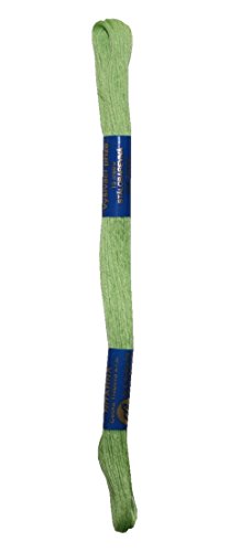 Stickgarn Stickfaden Knüpfgarn 100% Baumwolle 15 m grün (6122) von Generisch