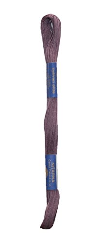 Stickgarn Stickfaden Knüpfgarn 100% Baumwolle 15 m lila pflaume (3662) von Generisch