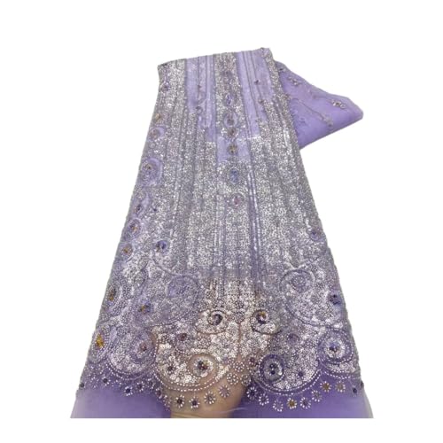Sticknetz Spitze Perlen Pailletten Stoff für Party Abendkleid Sticknetz Spitze Perlen Pailletten Stoff für Party Abendkleid von Generisch