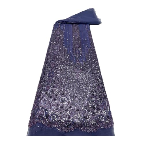 Sticknetz Spitze Perlen Pailletten Stoff für Party Abendkleid Sticknetz Spitze Perlen Pailletten Stoff für Party Abendkleid von Generisch