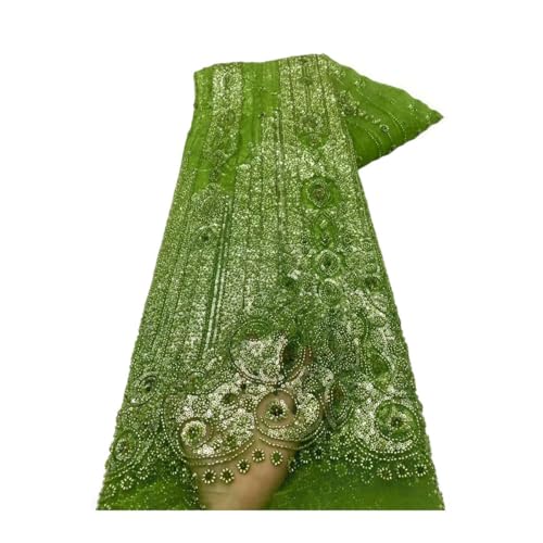 Sticknetz Spitze Perlen Pailletten Stoff für Party Abendkleid Sticknetz Spitze Perlen Pailletten Stoff für Party Abendkleid von Generisch