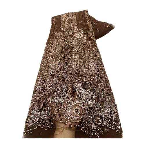 Sticknetz Spitze Perlen Pailletten Stoff für Party Abendkleid Sticknetz Spitze Perlen Pailletten Stoff für Party Abendkleid von Generisch