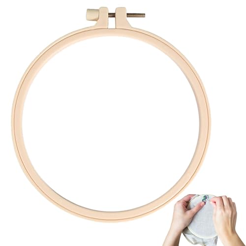 Stickrahmen, 12 cm, Stickrahmen aus , Kreuzstichwerkzeuge, runder Stickrahmen, altmodische Nähschere, Punkt-Kreuzstich-Ohrringe zum Nähen und Dekorieren von Hand von Generisch