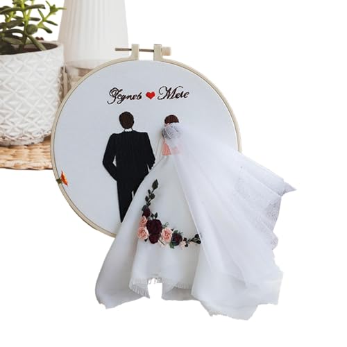 Stickset für Anfänger zur Hochzeit, Stickset für Paare, Stickset für St. Faust | Stickset für Anfänger mit Nadeln und Anleitung für das Haus Stickset für Anfänger zur Hochzeit, Stickset für Paare, Stickset für St. Faust | Stickset für Anfänger mit Nadeln und Anleitung für das Haus von Generisch
