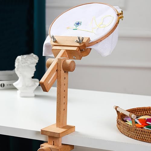 Stickständer Kreuzstich Ständer Aktualisiert Verstellbarer Stickständer für Tisch Stickrahmen Embroidery Hoop Stand Stickrahmen Halterung aus Stickständer für Tisch für Basteln DIYs Stickständer Kreuzstich Ständer Aktualisiert Verstellbarer Stickständer für Tisch Stickrahmen Embroidery Hoop Stand Stickrahmen Halterung aus Stickständer für Tisch für Basteln DIYs von Generisch