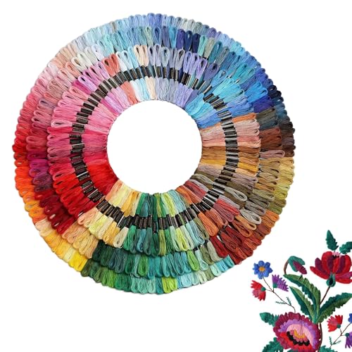 Stickstätte, Stickereienset | Stickgarn - Stickgarn Für Bastelprojekte, Baumwollgarn Für PatchworkBunte Baumwollschnur Zum Dekorieren Von Reparaturen Von Quiltprojekten Anfänger Und Experten von Generisch