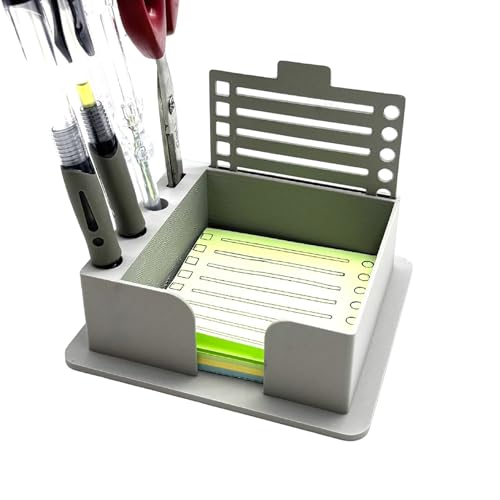 Sticky Note Stencil, Reusable Note Holder, 4.49x4.09x1.57 Inches Heavy Duty Minimalist Design Desktop Paper Dispenser Organizer for Home, Offices, Classroom, Teachers and Students Sticky Note Stencil, Reusable Note Holder, 4.49x4.09x1.57 Inches Heavy Duty Minimalist Design Desktop Paper Dispenser Organizer for Home, Offices, Classroom, Teachers and Students von Generisch