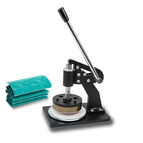 Stoff- und Teppichprobenschneider, Handdruckprobenehmer für Leder und Papier, 0-10 mm Schnittstärke, ideal für Probenahme von Generisch