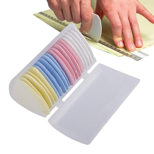 Stoffkreide | Schneiderkreide | Nähstoff Markierung und Nachzeichnen Set | Dreiecksform Kleidung Maker Löschbare Kreiden Quilten Zubehör Markierungswerkzeug für Designer, professionelle Schneider von Generisch