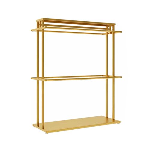 Stofflagerregal, Tapeten-Kleiderständer, großes Textil-Lagerregal für gewerbliche Stoffe, für Tapeten, Autofensterfolien, Traglast 200 kg (Gold, 150 x 50 x 150 cm) von Generisch