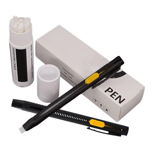 Stoffmarker Für Quilten - 2 Stück Hitzelöschbare Stoffmarker,Wasserlöslicher Markierstift Mit Wechselminen Für Bastler Schneider Designer Anfänger von Generisch