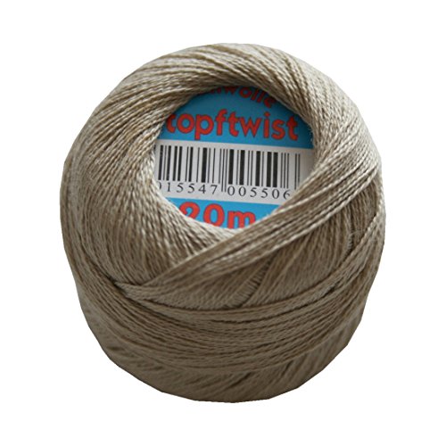 Stopftwist Stopfgarn Baumwolle 8-fach mercerisiert 20 m beige (0855) von Generisch