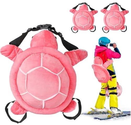 Stoßfestes Kissen für Skifahren, Snowboarden, Skifahren, Snowboarden, Skaten, Schildkröte, Hüfte, Ellenbogen, Knieschoner, Hüftprotektoren für Kinder und Erwachsene, Ski-Rollenschutz (Rosa) von Generisch