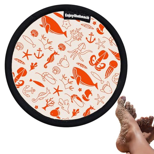Strandsandentferner | wasserloser Radiergummi, hautfreundlicher Sandreiniger-Entferner | Strandzubehör Muss für Familie, Urlaub, Camping, Reisen von Generisch