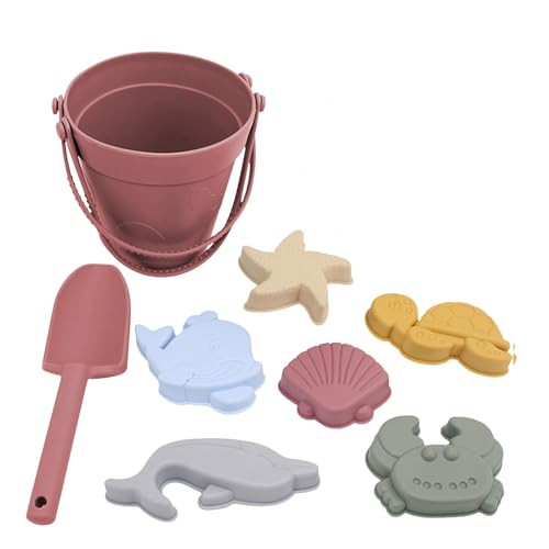 Strandspielzeug für Kinder 8 Stück Silikon Sandspielzeug Set Sicheres und Weiches Gartenspielzeug für Kinder Sandkasten Spielzeug mit Eimer Spaten Sandförmchen Sand Spielzeug ab 2 3 4 5 Jahr Strandspielzeug für Kinder 8 Stück Silikon Sandspielzeug Set Sicheres und Weiches Gartenspielzeug für Kinder Sandkasten Spielzeug mit Eimer Spaten Sandförmchen Sand Spielzeug ab 2 3 4 5 Jahr von Generisch