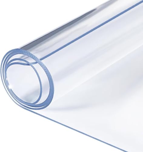 Strapazierfähige, transparente PVC-Tischdecke, wasserdicht, Küchentischabdeckung, kristallklarer Kunststoff-Tischschutz, 2 mm dick, 70 x 70 cm Strapazierfähige, transparente PVC-Tischdecke, wasserdicht, Küchentischabdeckung, kristallklarer Kunststoff-Tischschutz, 2 mm dick, 70 x 70 cm von Generisch